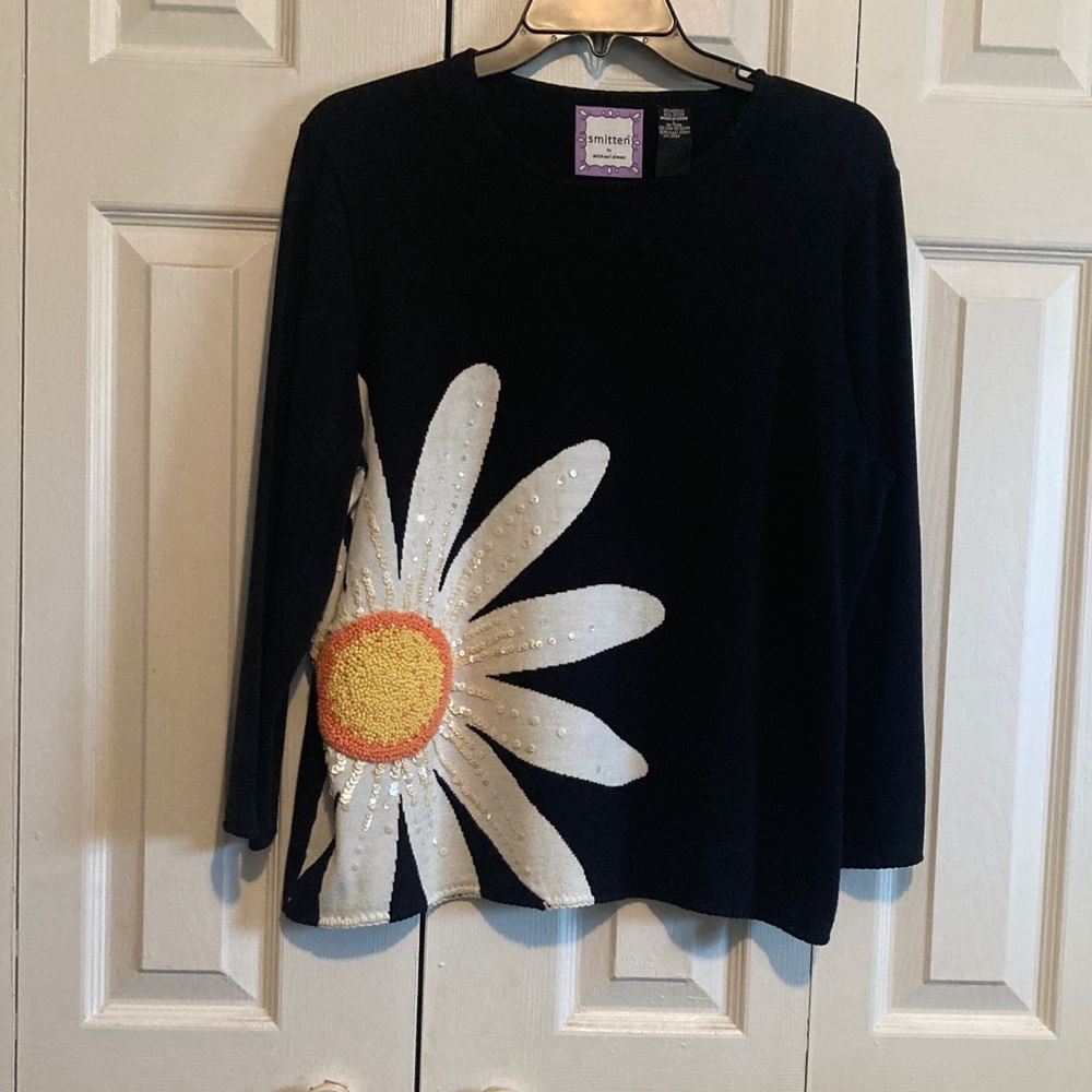 Sunshine Lightweight Spring Sweater by Michael Simon…size L